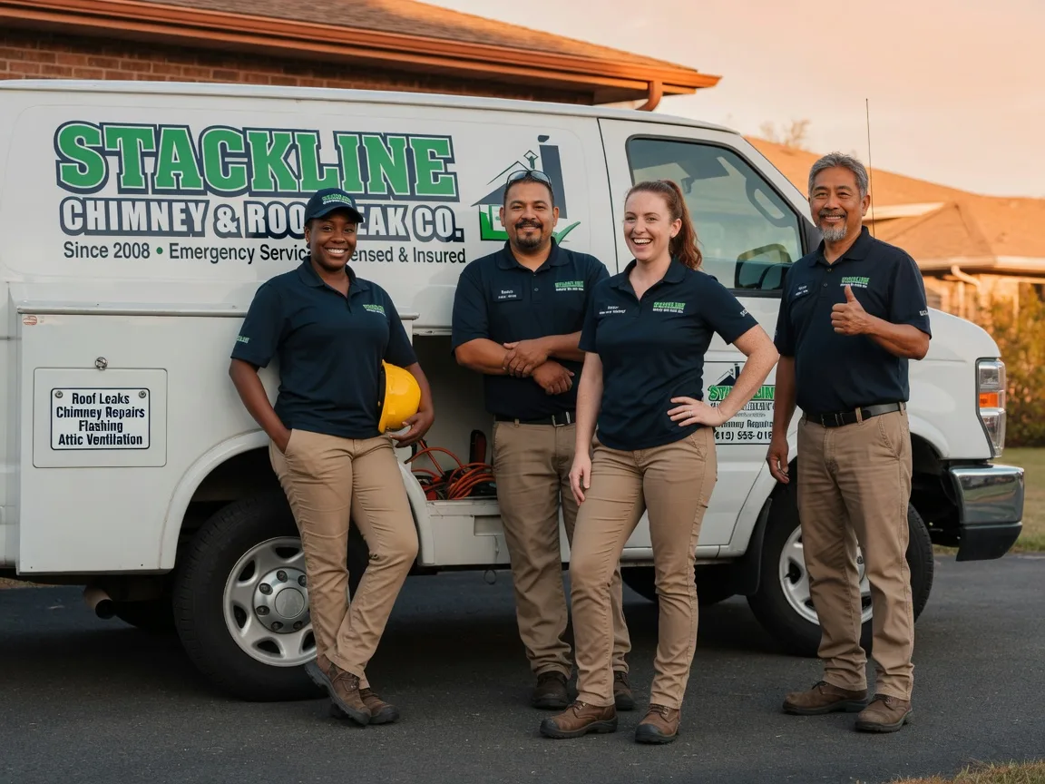 Chimney flashing repair company in Reynolds, ND